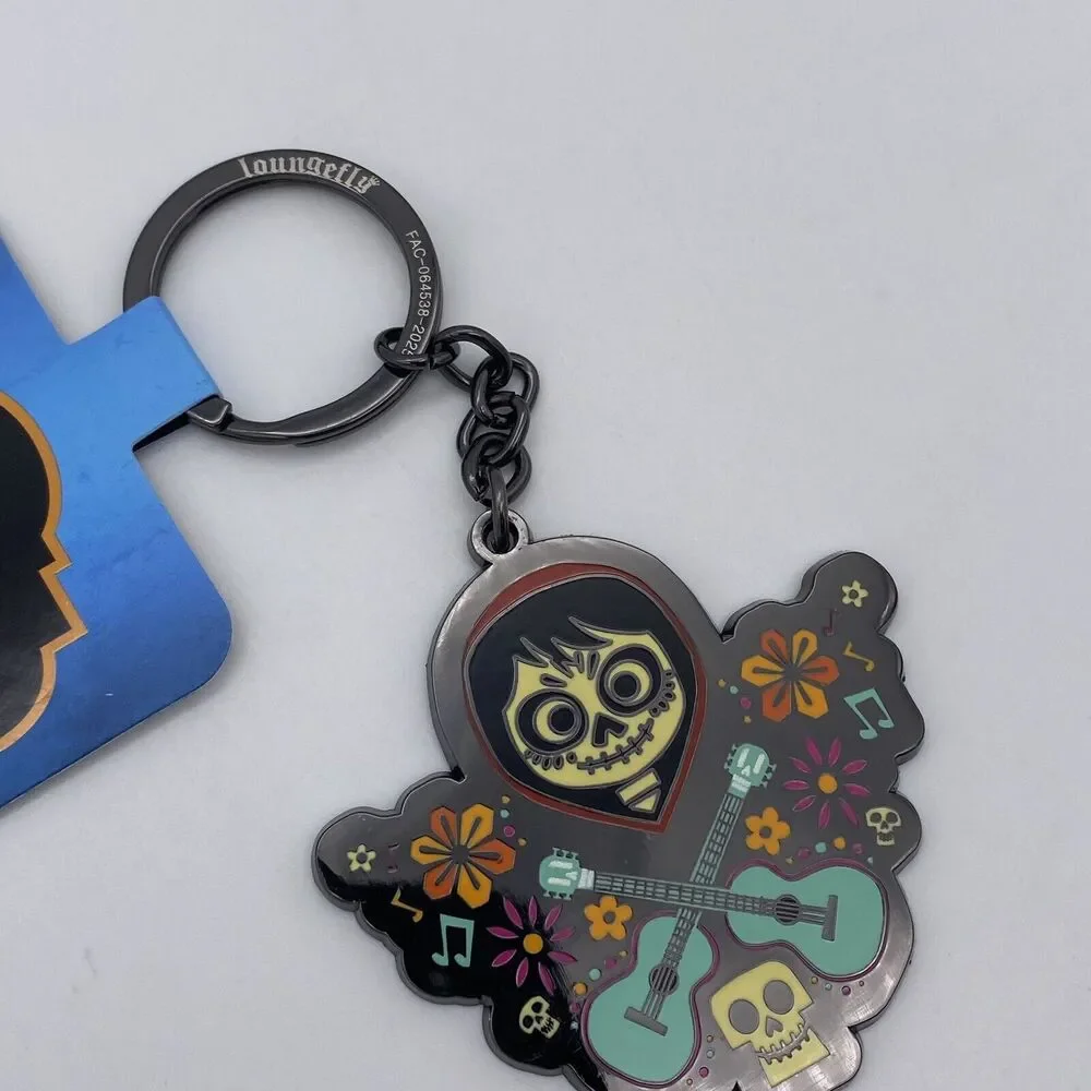 Loungefly Disney Keychain Pixar Coco Miguel Seize Your Moment Key Ring Bag Charm